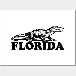 Wild Florida Gator Posters and Art